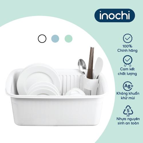 Kệ chén bát Inochi- Tokyo (có nắp) màu Trắng ngọc/Xanh nhạt/Xanh bạc hà