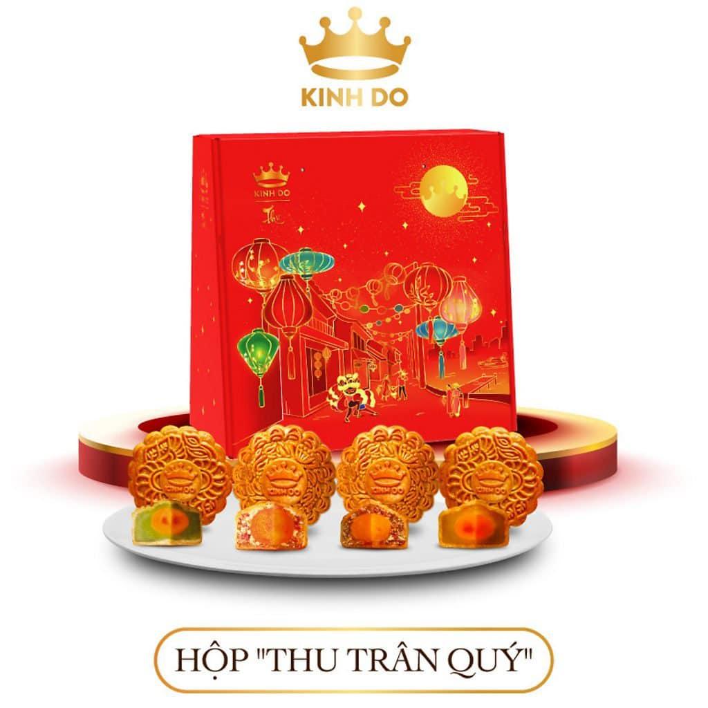 HỘP 4 BÁNH TRUNG THU KINH ĐÔ - THU TRÂN QUÝ 150GRAM