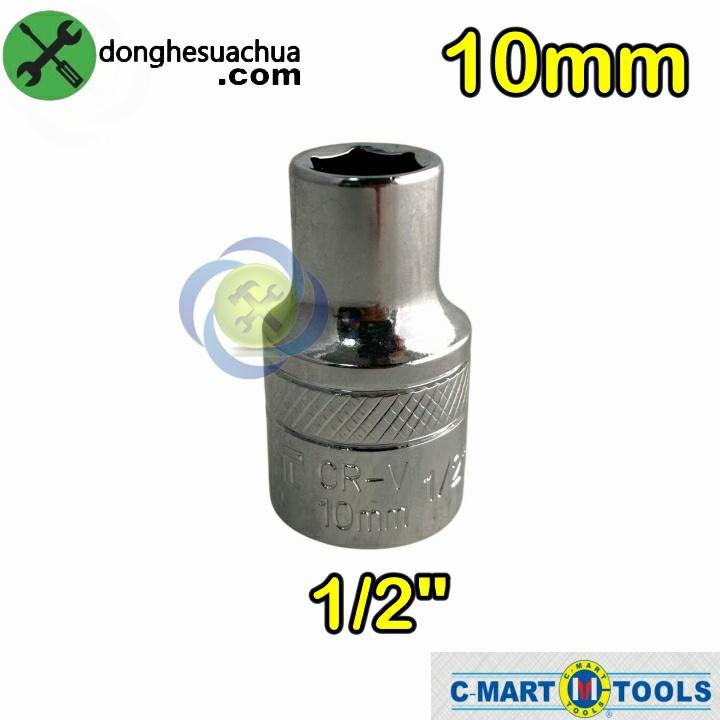 Tuýp 10mm C-Mart F0029-6-10 loại ngắn xi bóng