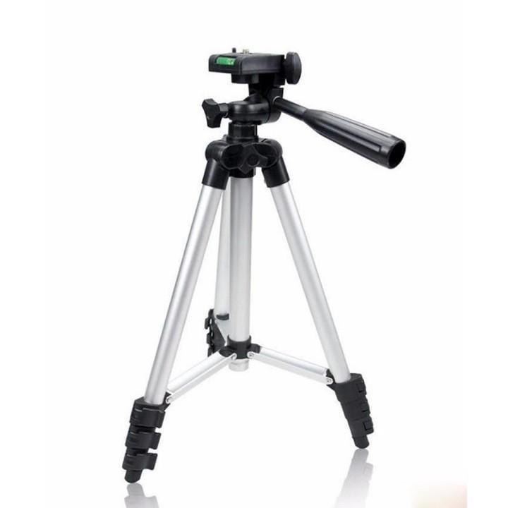 Gậy 3 chân chụp hình máy ảnh, điện thoại Tripod TF - 3110, Tripod chụp ảnh livetream, Chân đế điện thoại quay tiktok