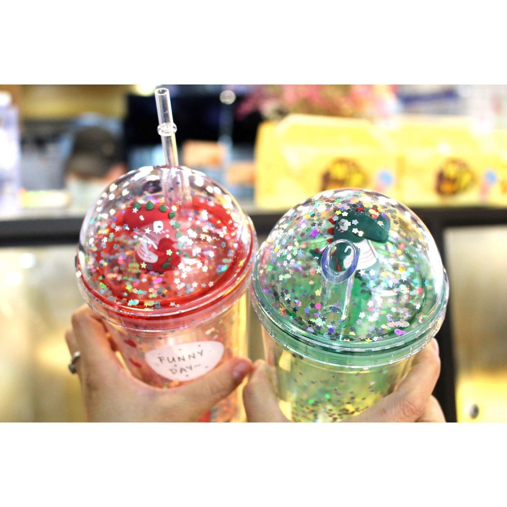 Ly Giữ Nhiệt Khủng Long 3D 380ml Kim Tuyến Nhiều Màu Sắc Dễ Thương Cute - Kèm Ống Hút