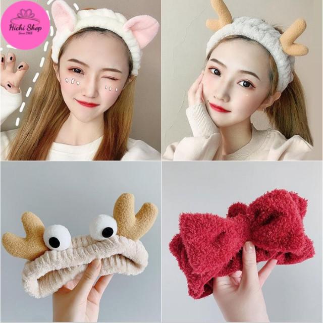 Băng Đô Rửa Mặt Tai Mèo, Bờm Turban Trang Điểm Phong Cách Hàn Quốc, Xược Tóc Nỉ Kute Cho Cô Gái Dễ Thương