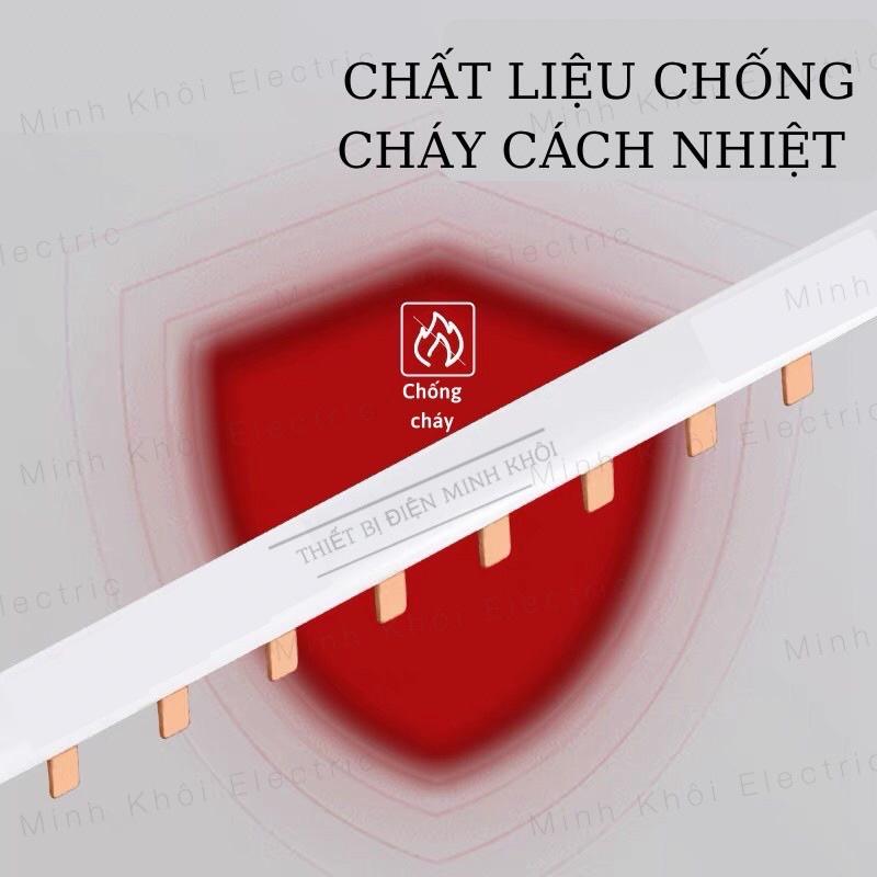 Thanh Lược Cài Át, Aptomat, Tủ Công Nghiệp, thanh lược đồng, cài răng nối át