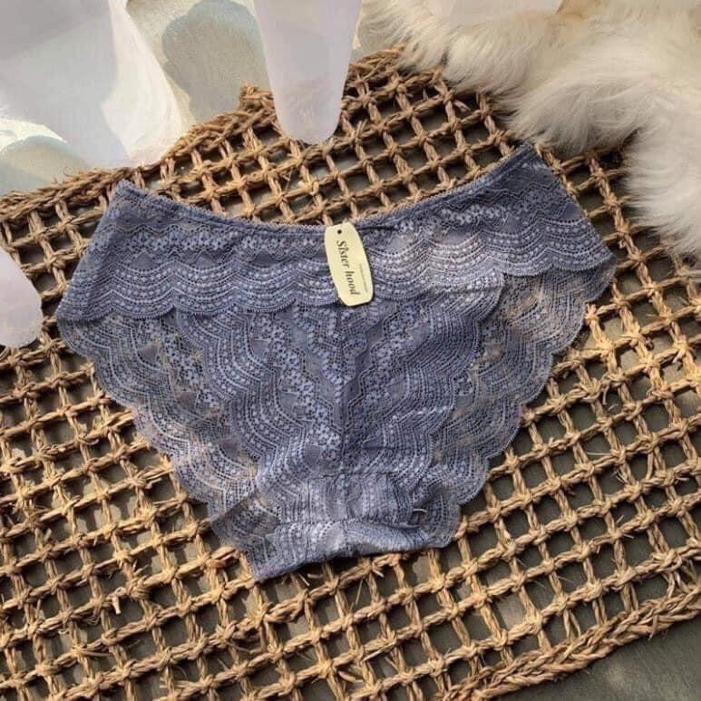 Quần Lót Nữ Ren Sexy thiết kế họa tiết ren xuyên thấu siêu gợi cảm