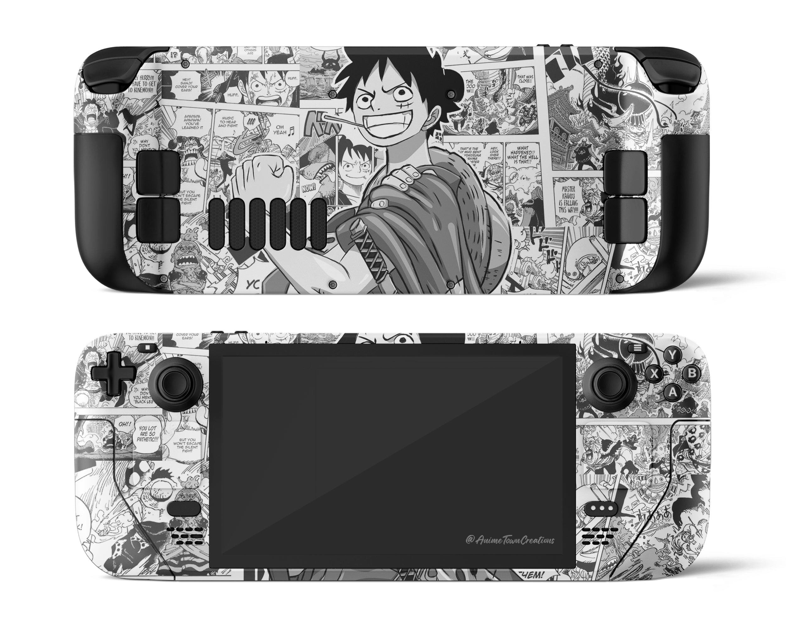 Skin dán Steam Deck mẫu One Piece Luffy Manga (Đã cắt sẵn chi tiết, dễ dán)