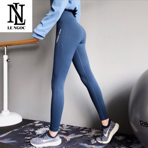 Quần tập Gym dành cho nữ nữ cạp lưng cao, co giãn 4 chiều, thoáng mát- K001- Lê Ngọc Fashion