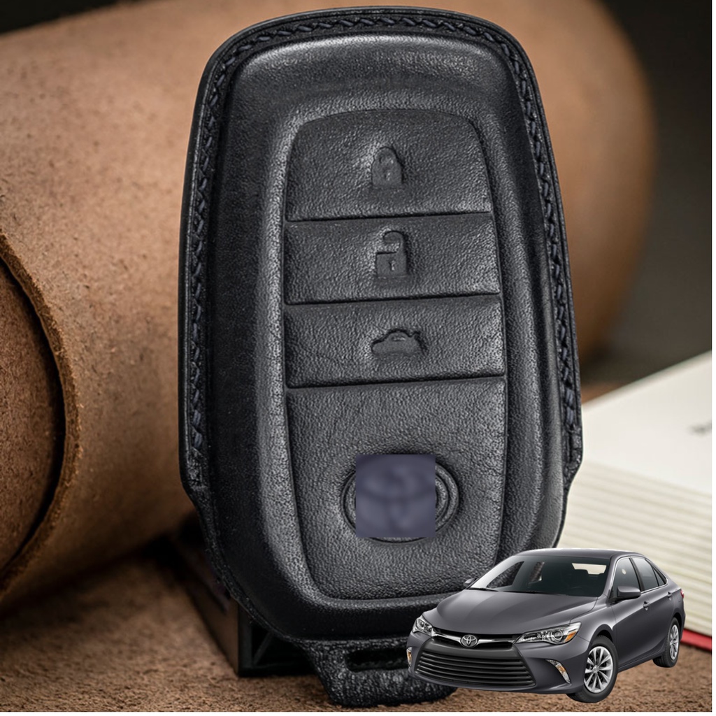Bao Da Chìa Khóa ô tô TOYOTA CAMRY  | Bọc chìa khóa ô tô da thật khâu tay