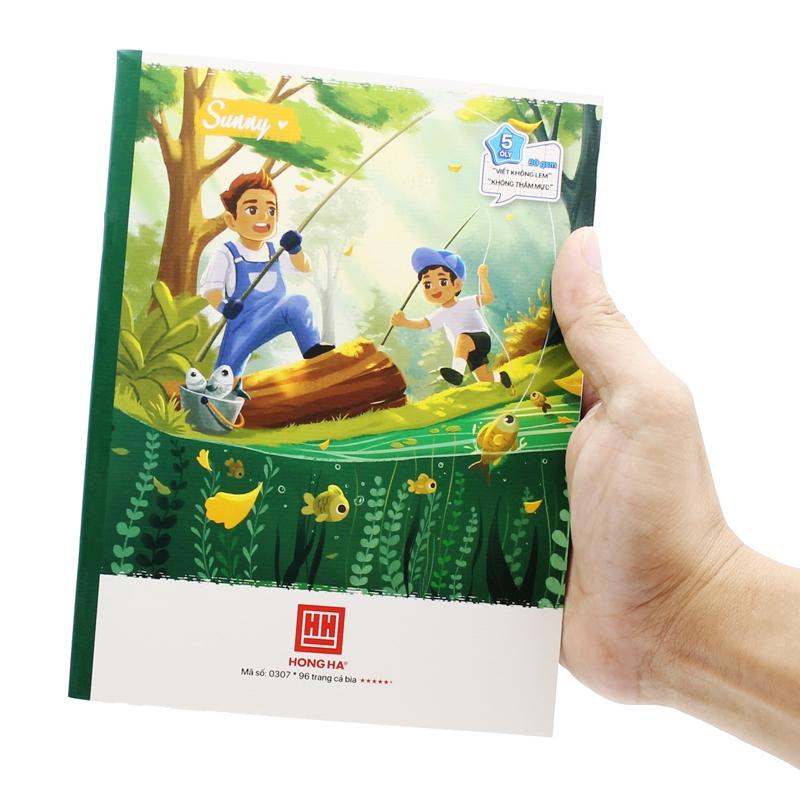 Vở 5 Ô Ly 96 Trang 80gsm Class Sunny - Hồng Hà 0307