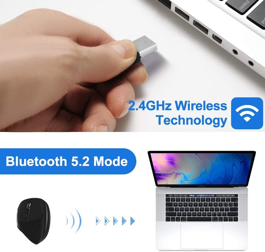 Chuột dọc không dây USB, Chuột công thái học Im lặng không dây