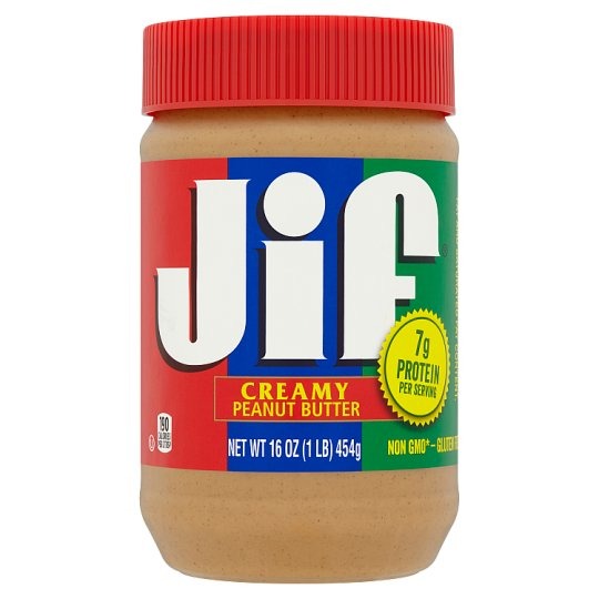 Bơ Đậu Phộng Mịn Jif 454g (Mỹ)