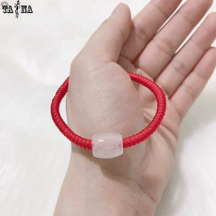 Vòng tay chỉ đỏ may mắn mix mã não