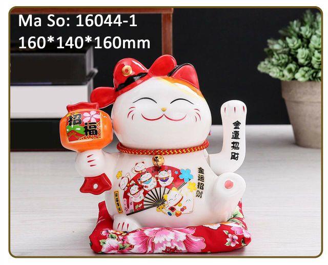 Ông mèo vẫy tay bằng sứ