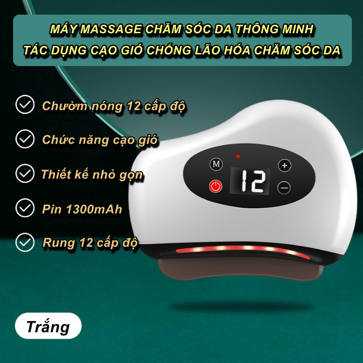 Máy Massage Chăm Sóc Da Thông Minh, Tác Dụng Cạo Gió Chống Lão Hóa Vline Facial Care - Home and Garden