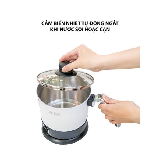 Hàng nhập khẩu chính hãng - Nồi Điện Kuchenzimmer 1 Lít Màu Trắng - 3000211