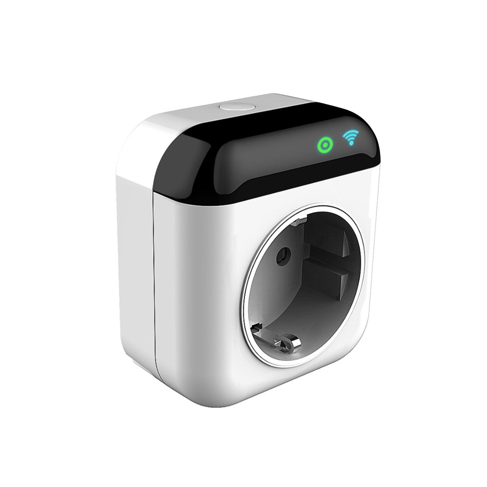 Programmable Smart Wifi Thermostat Plug Outlet Mini Temperature Controller 10A Plug-in Socket APP Control Voice Control Schedule Timer Electric Switch for Heating Cooling Appliances