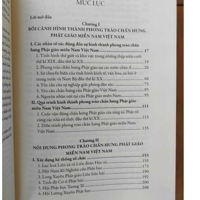 Sách Phong Trào Chấn Hưng Phật Giáo Miền Nam Việt Nam