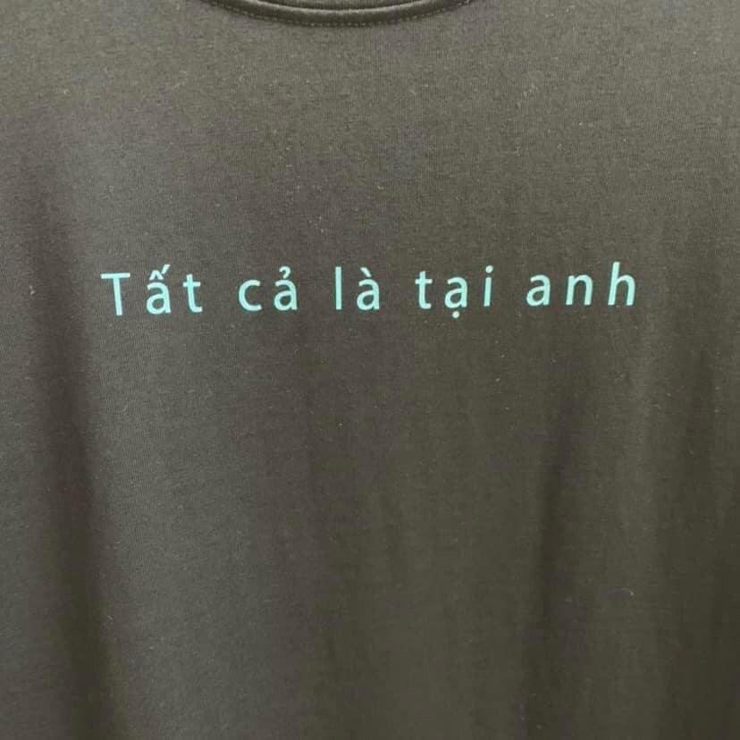 Áo thun tay ngắn Be Yourself unisex size M L XL - ÁO ĐÔI NAM NỮ TẤT CẢ LÀ TẠI ANH KHÔNG LẼ TẠI EM