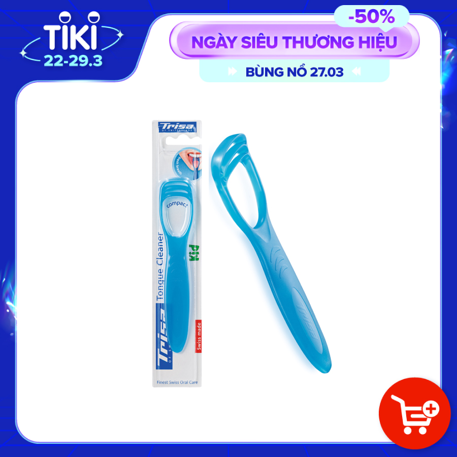 Dụng Cụ Cạo Lưỡi Trẻ Em Trisa Kid