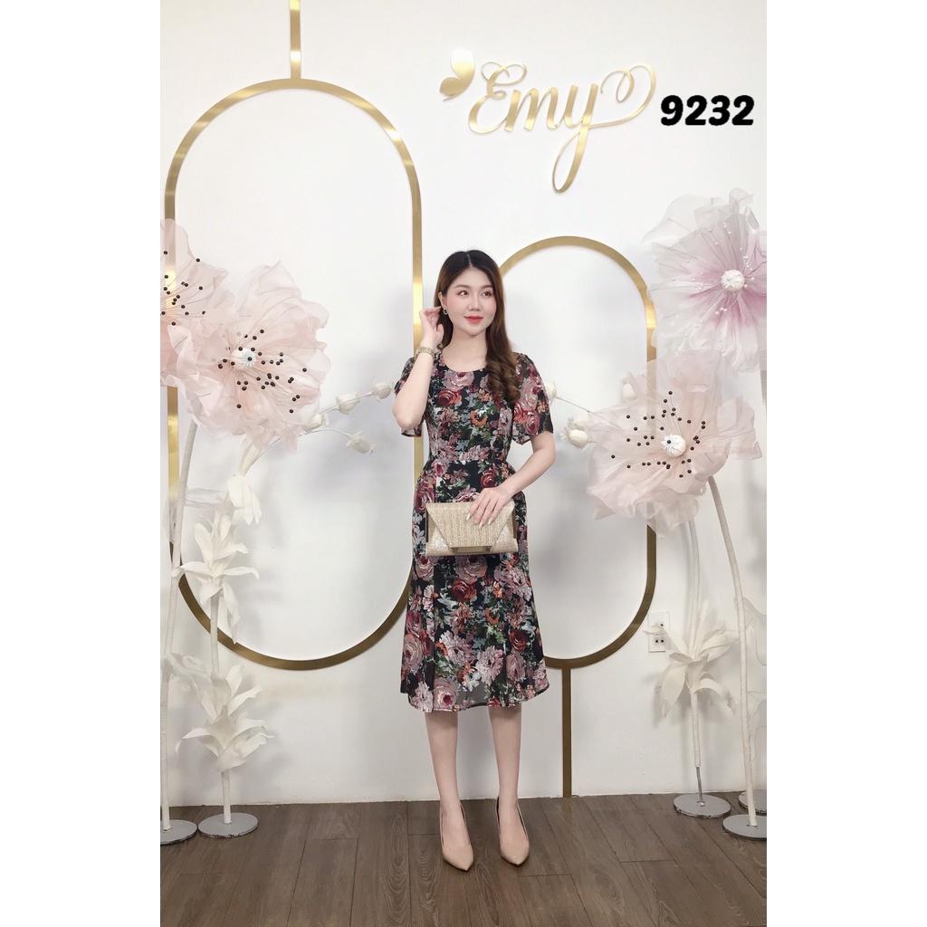 Đầm EMY EM9232 Body Hoa Đuôi Cá