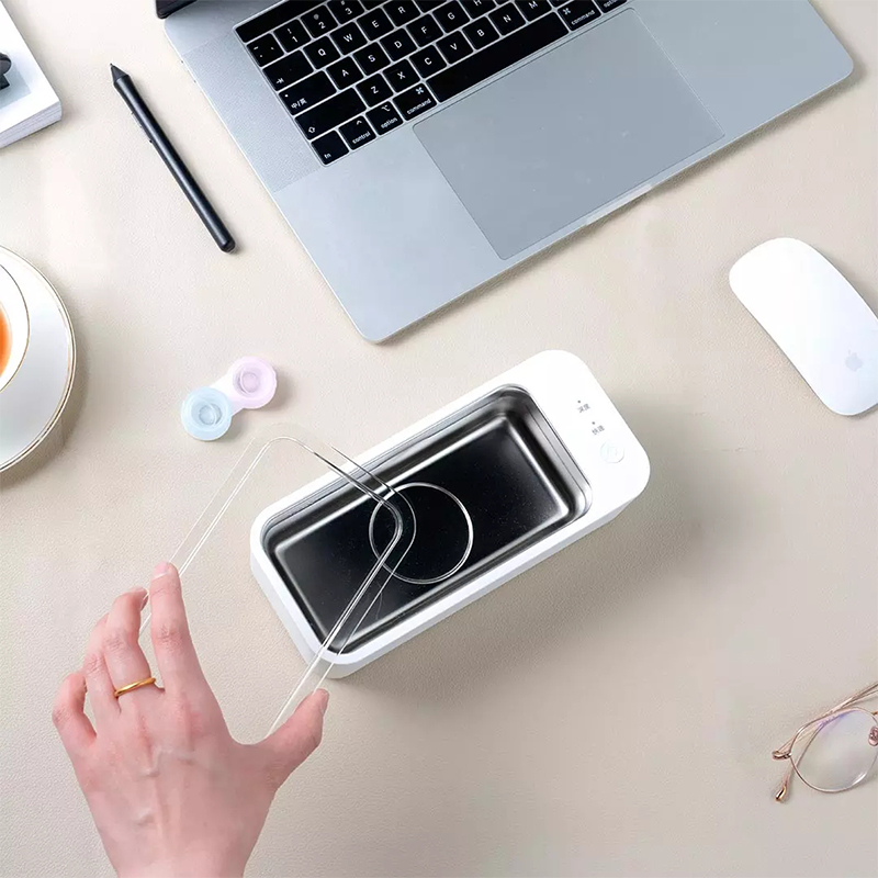 Máy làm sạch siêu âm xiaomi Lofans, làm sạch kính và đồ trang sức