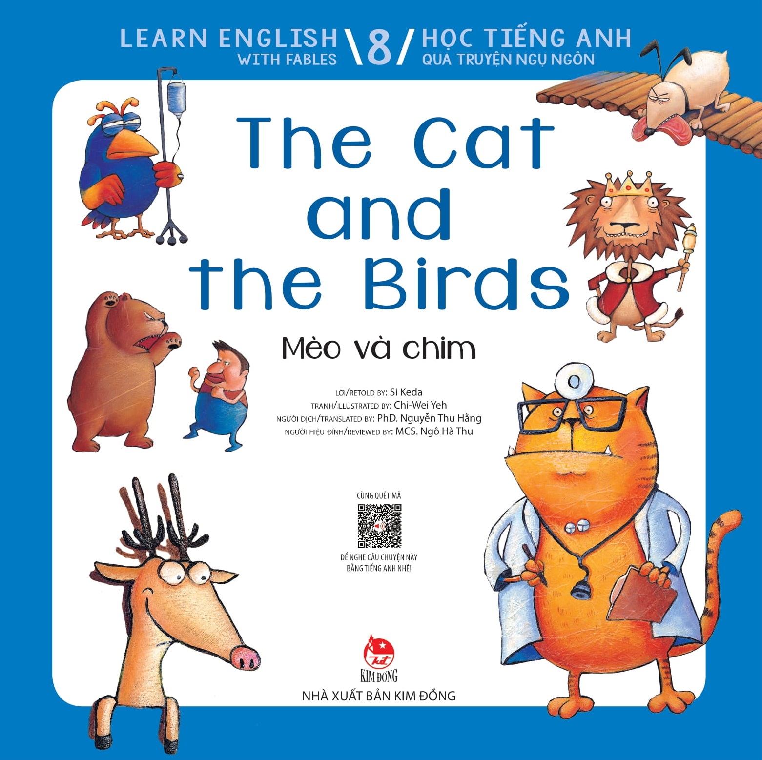 Learn English With Fables 8 - Học Tiếng Anh Qua Truyện Ngụ Ngôn - Tập 8 - The Cat And The Birds - Mèo Và Chim