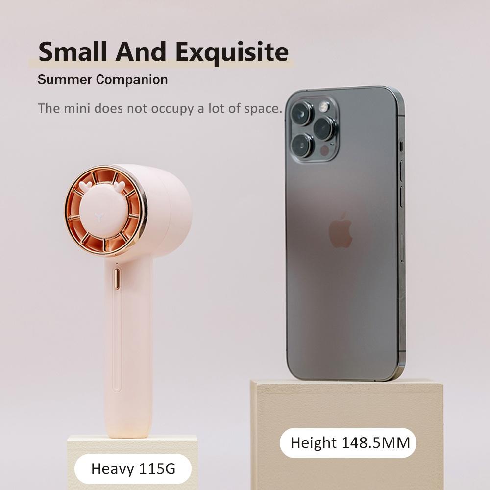 Quạt Cầm Tay 3 Mức Độ Gió Sạc USB Mini 3 Chế Độ Gió Cho Nhà Ở Và Ngoài Trời Xiaomi Ecochain – Imported goods