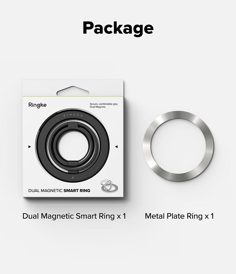 Giá đỡ từ tính RINGKE Dual Magnetic Smart Ring - Hàng Chính Hãng