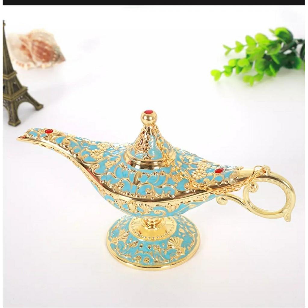 Đèn Ma Thuật Ấm Trà Họa Tiết Hoa Văn Cổ Điển Sang Trọng