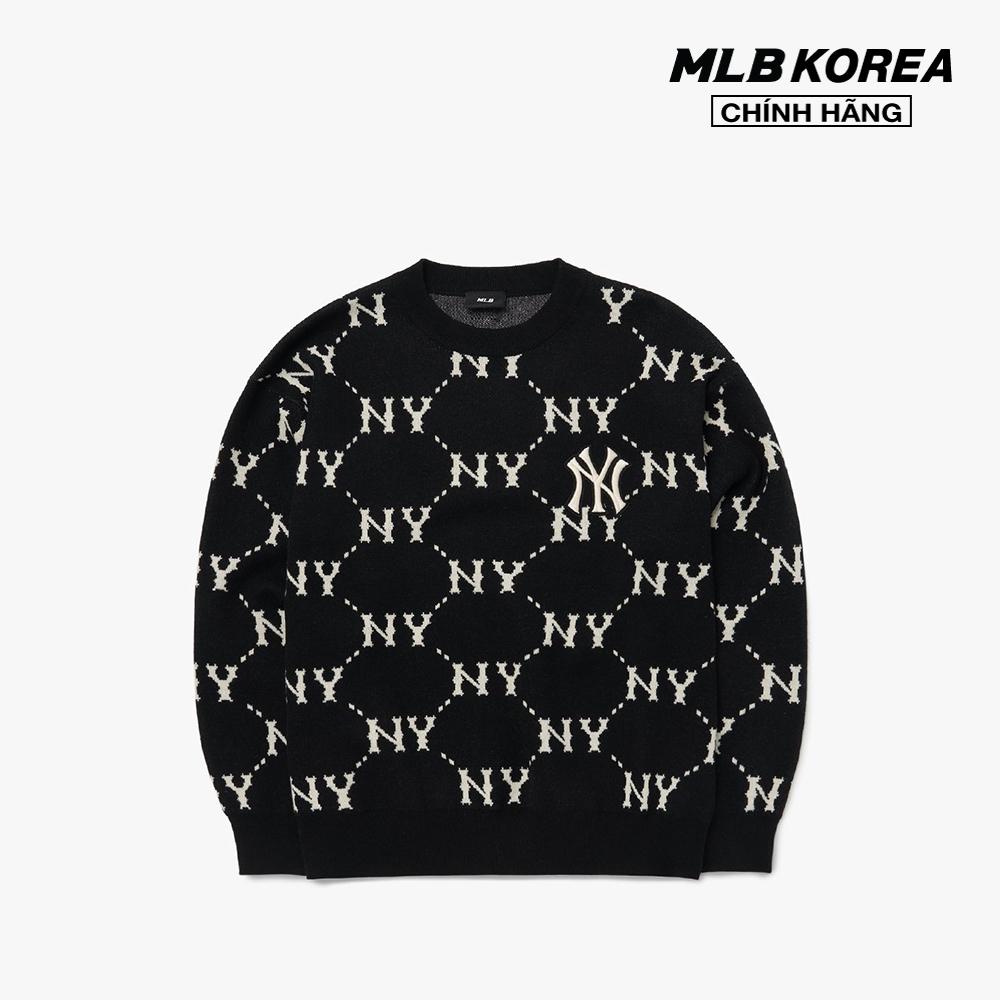 MLB - Áo sweater phom suông tay dài Dia Monogram Overfit 3AKPM0226-50BKS