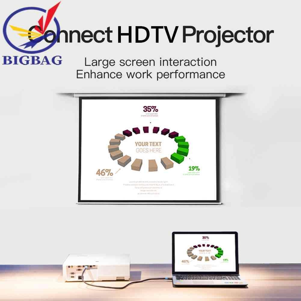 Cáp ChuyểN ĐổI 1.8m Mạ VàNg 1080P DP Sang HDMI-com