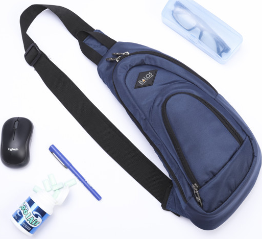 Balos ZEN SLING 3 Navy - Balo chéo một quai