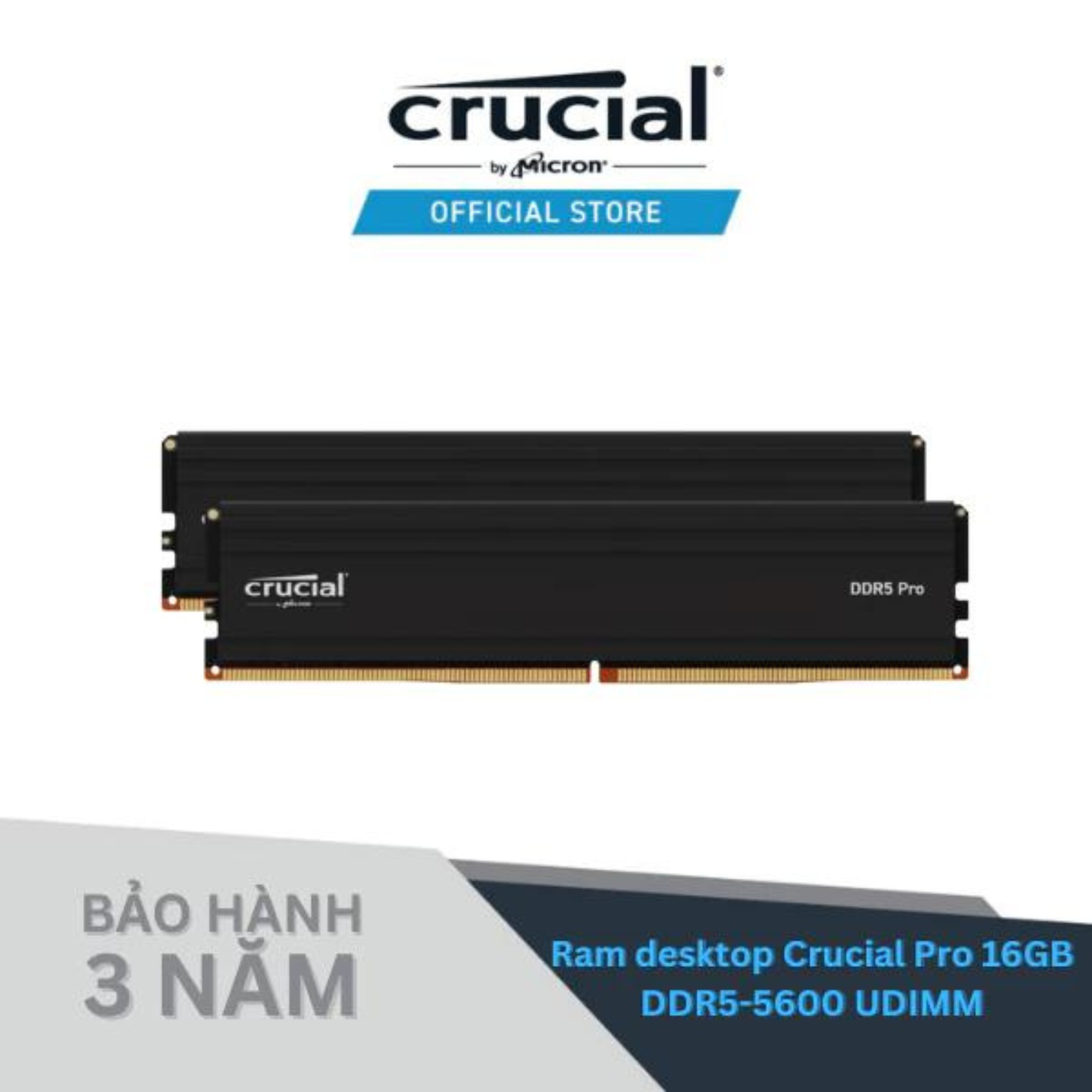 Ram PC Crucial PRO 16GB 5600MHz DDR5 - CP16G56C46U5 - HÀNG CHÍNH HÃNG