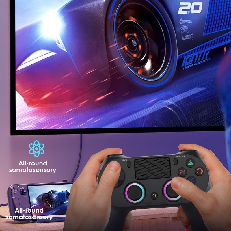 Gamepad Tay Game Không dây Bluetooth CM58 hall effect cho máy tính - điện thoại - máy tính bảng hàng nhập khẩu