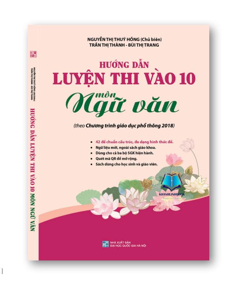 Sách - Hướng dẫn Luyện thi vào 10 môn Ngữ văn (Theo chương trình GDPT 2018)