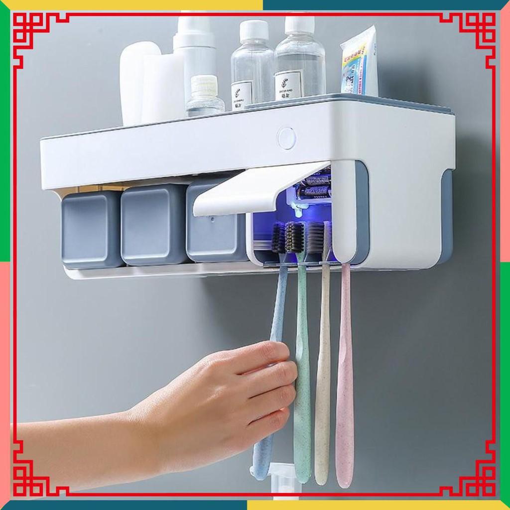 Giá treo khử trùng bàn chải đánh răng bằng tia UV