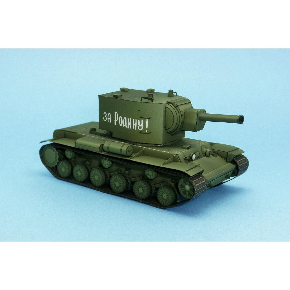 Mô hình giấy xe tank KV-2 tỉ lệ 1/72