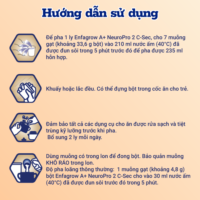 Sản phẩm dinh dưỡng Enfagrow A+ NeuroPro 2 C-Sec 800g