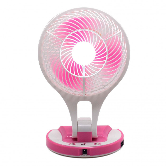 Quạt tích điện có đèn led mini fan 5580 ( FAN 5580) - HT