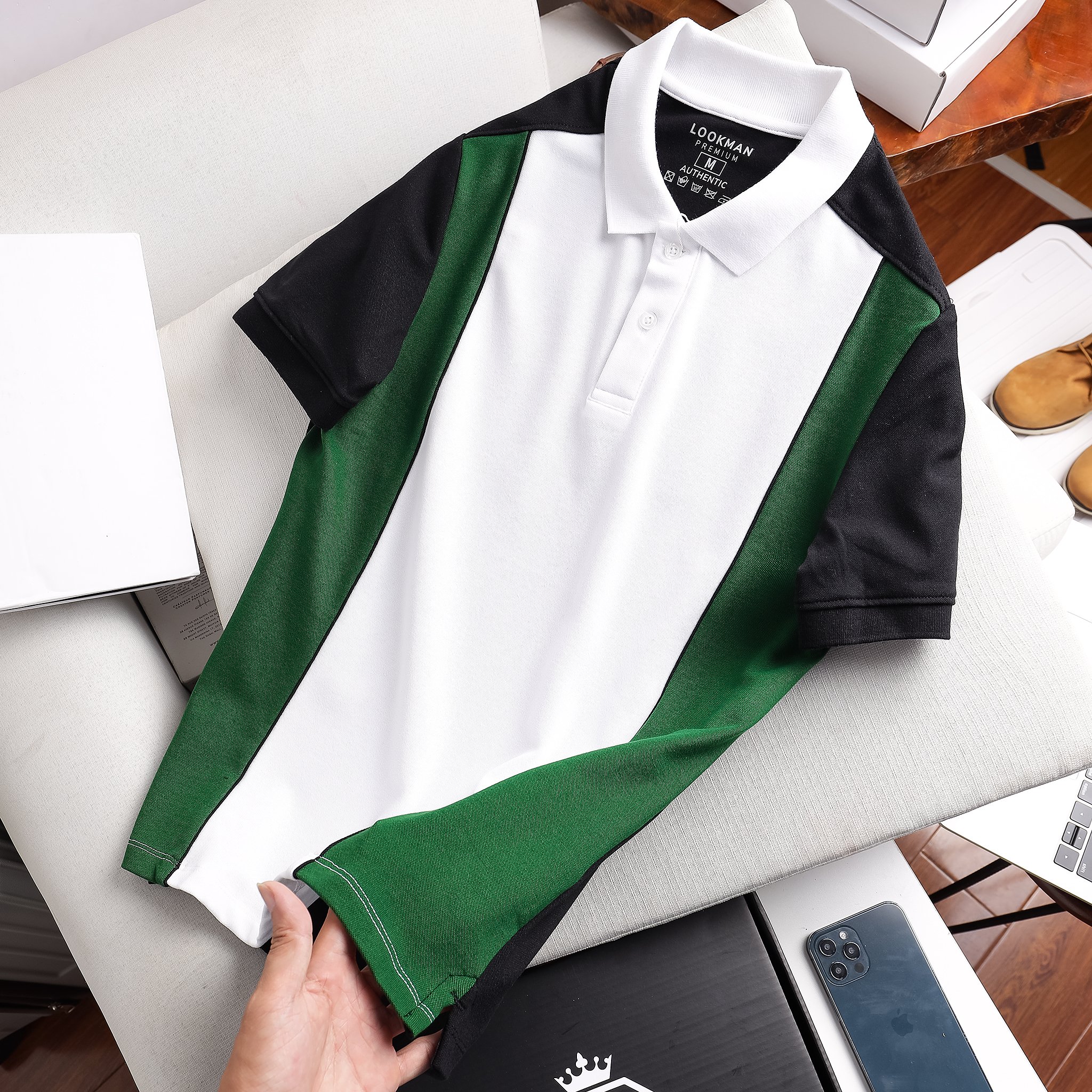 Áo polo nam cao cấp LOOKMAN- POLO LIBER M03