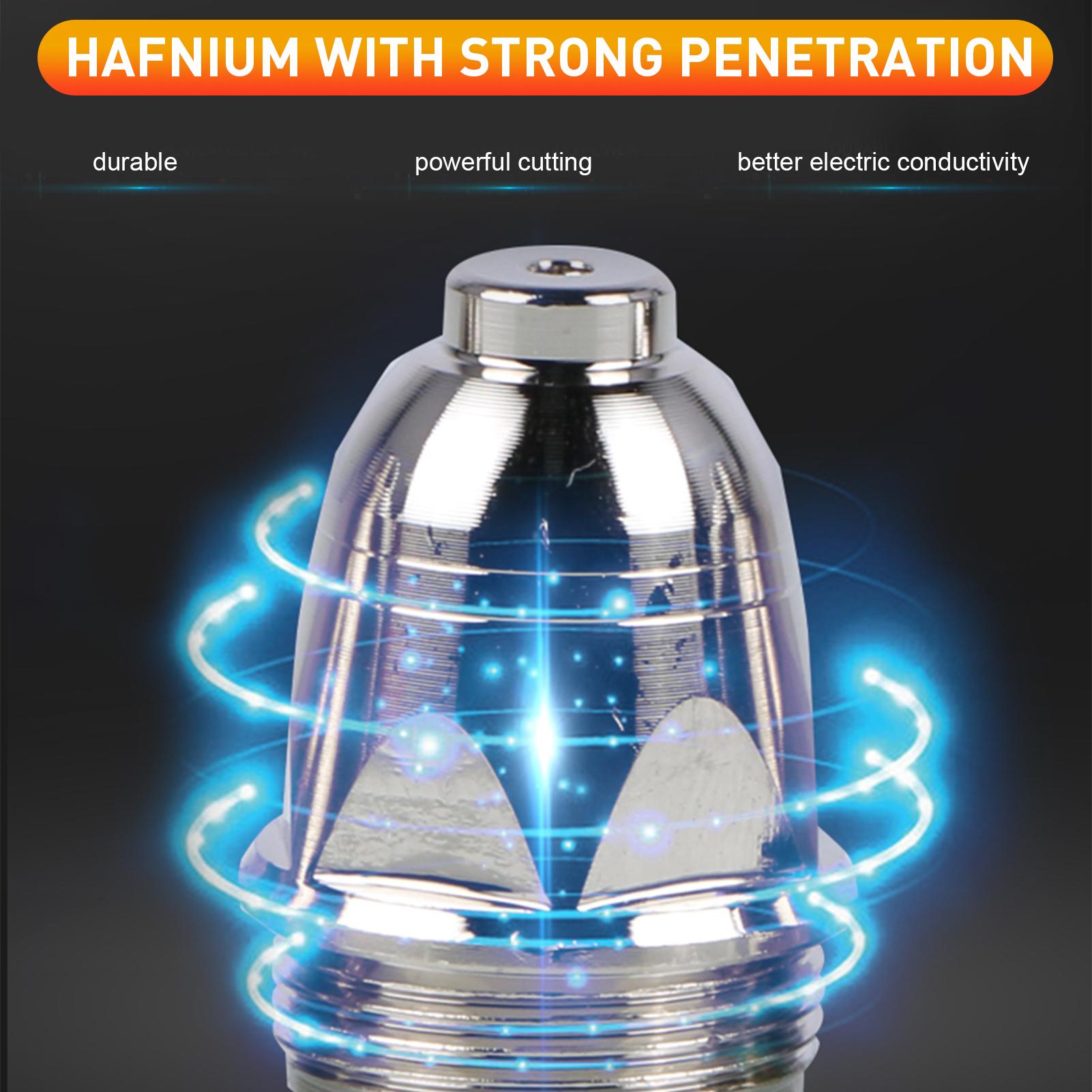 1 Bộ 20 Đầu Phun Điện Cực P80 Thay Thế Cho Máy Cắt Plasma