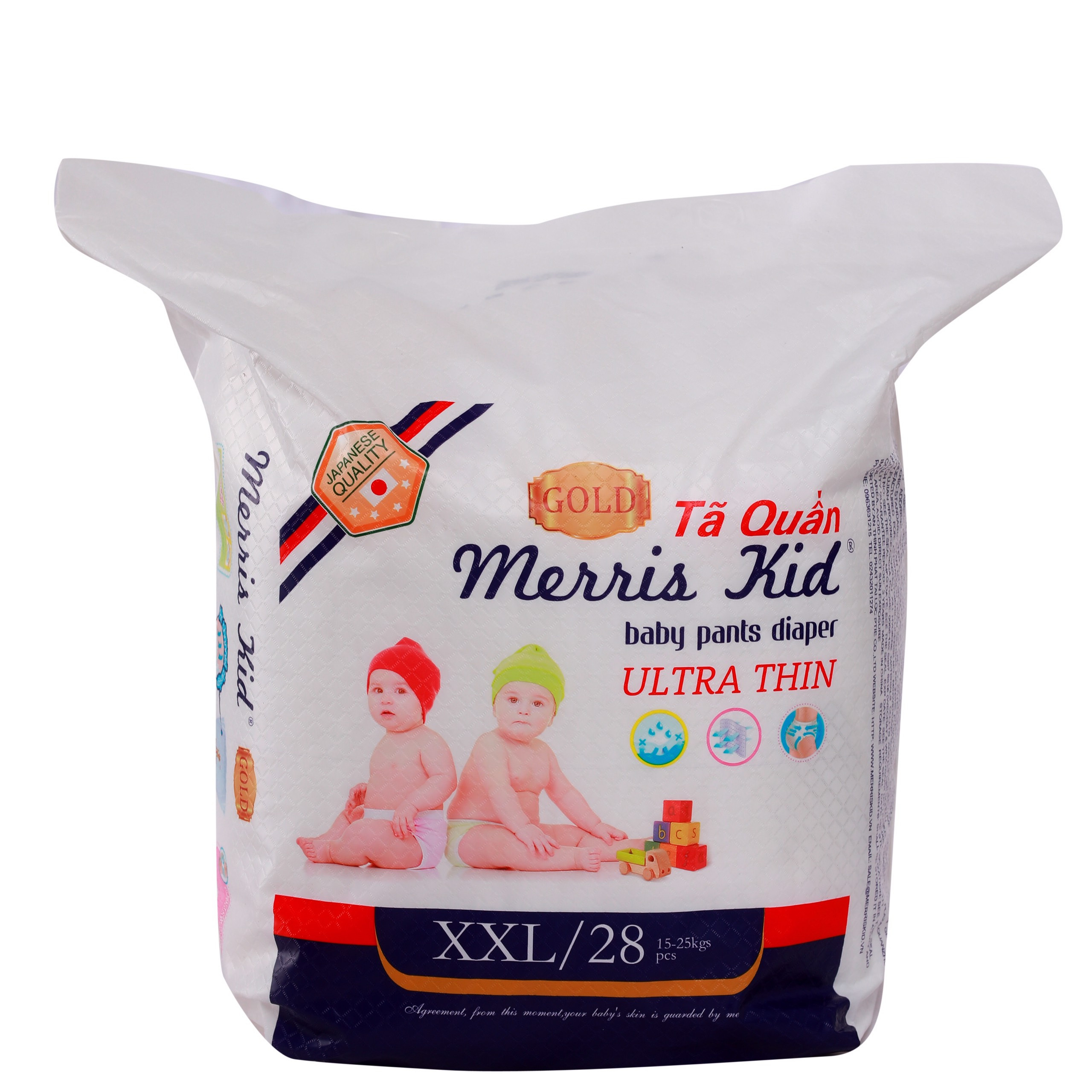 Bịch đại tã quần Merris Kid