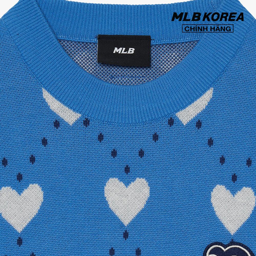MLB - Áo sweater unisex cổ tròn tay dài Heart Overfit 3AKPH0131-43BLS