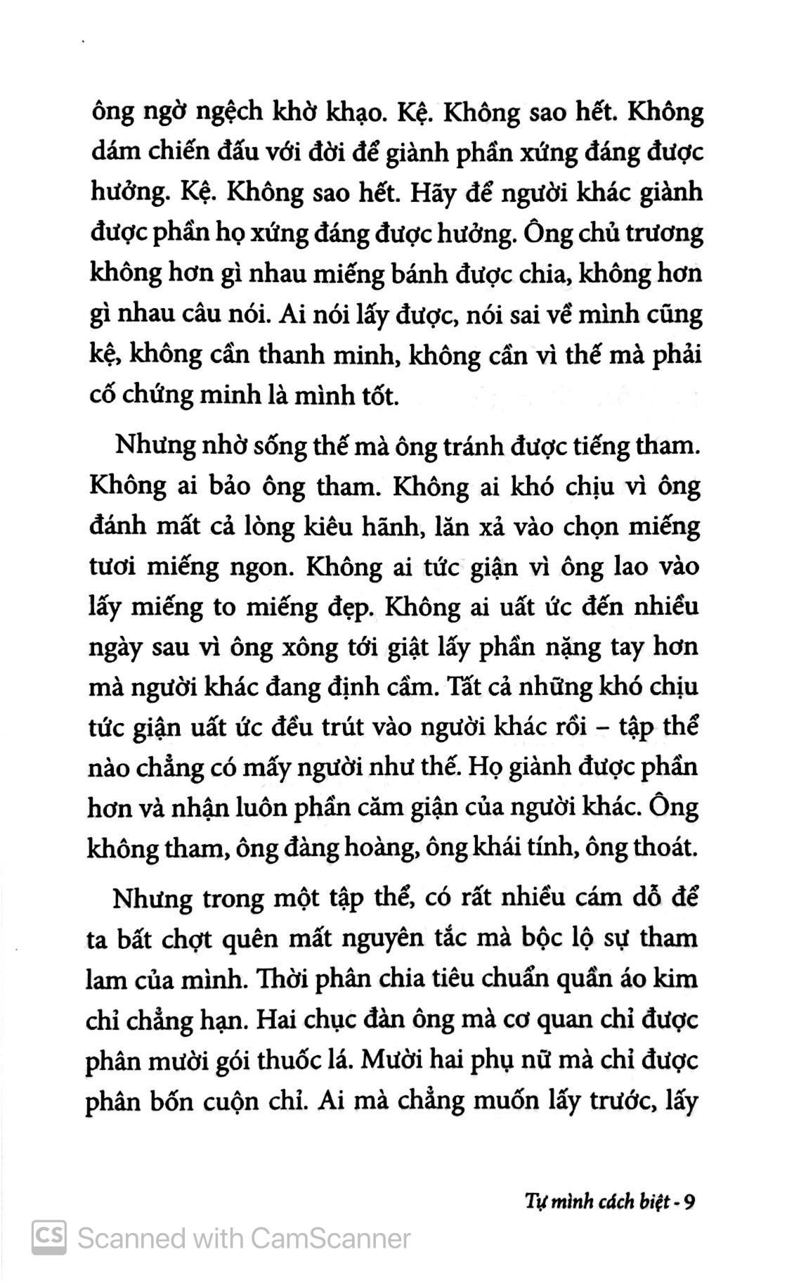 Sách Tự Mình Cách Biệt