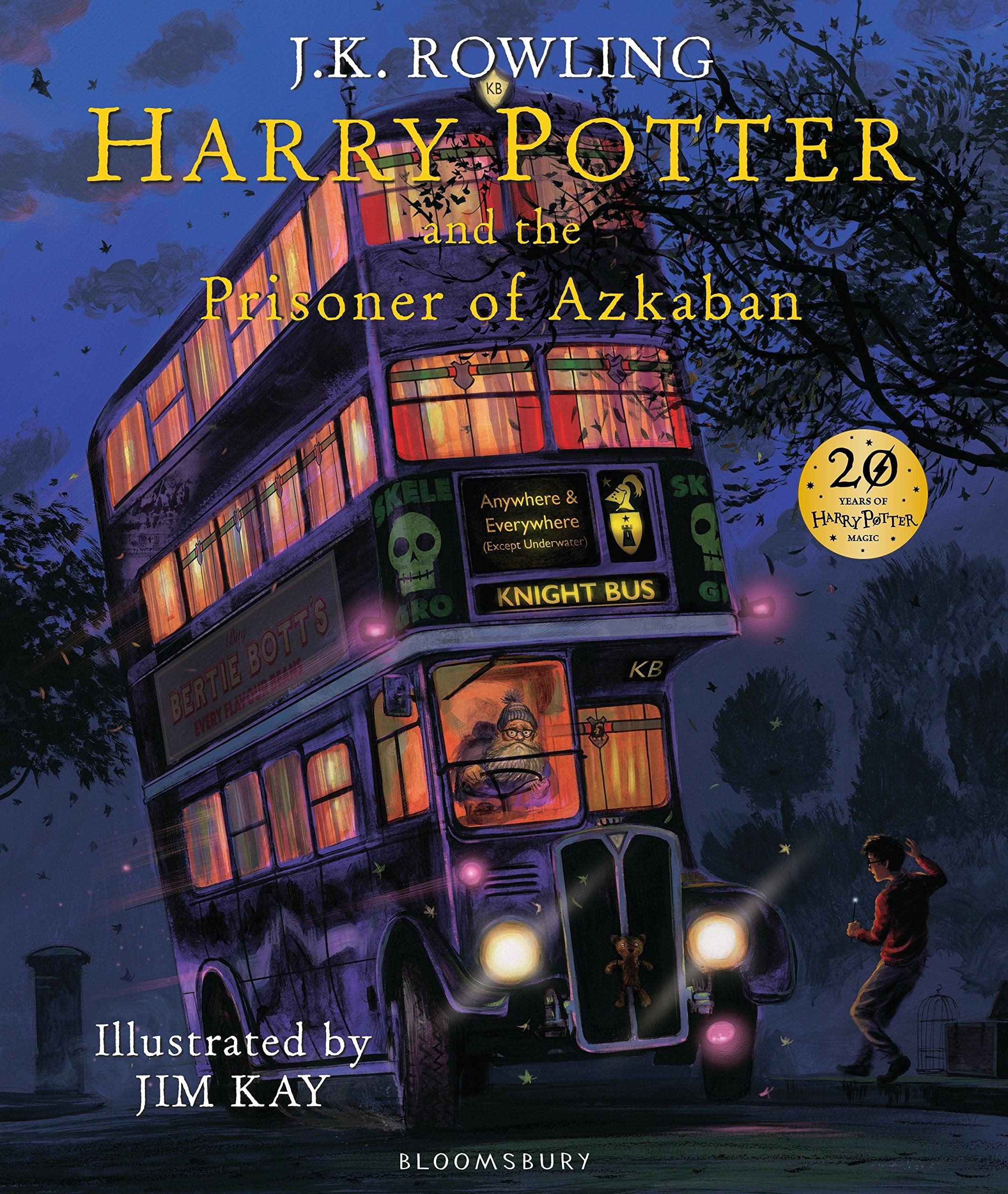 Harry Potter Part 3: Harry Potter And The Prisoner Of Azkaban (Hardback) Illustrated Edition (Harry Potter và tù nhân ngục Azkaban) (English Book)