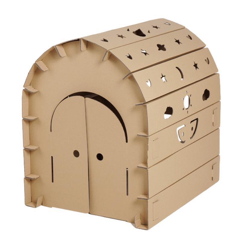 Nhà carton giấy lắp ráp cho bé 85x75x95 cmTHANH NGA ĐỒ CHƠI AN TOÀN