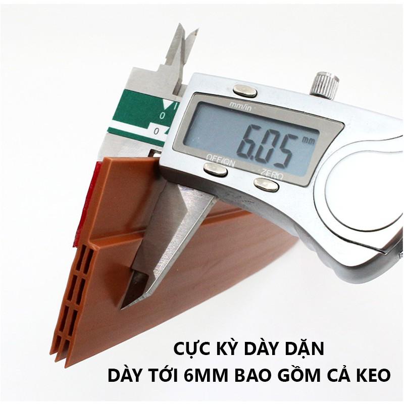 Ron dán chân cửa loại dày 5mm chống khói bụi, côn trùng, tiếng ồn