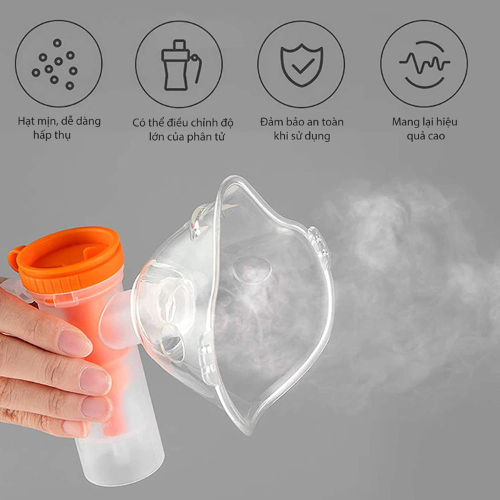 Máy xông khí dung Medical Mesh Nebulizer, loại bỏ 99.97% hạt nhỏ