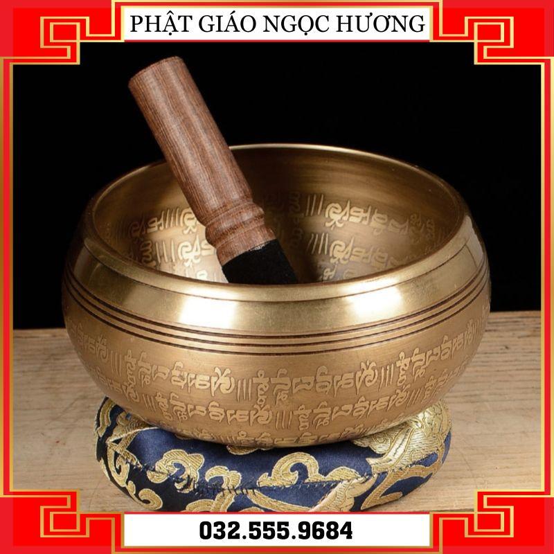 Bát Phật Âm - Bát chuông xoay Nepal 11CM