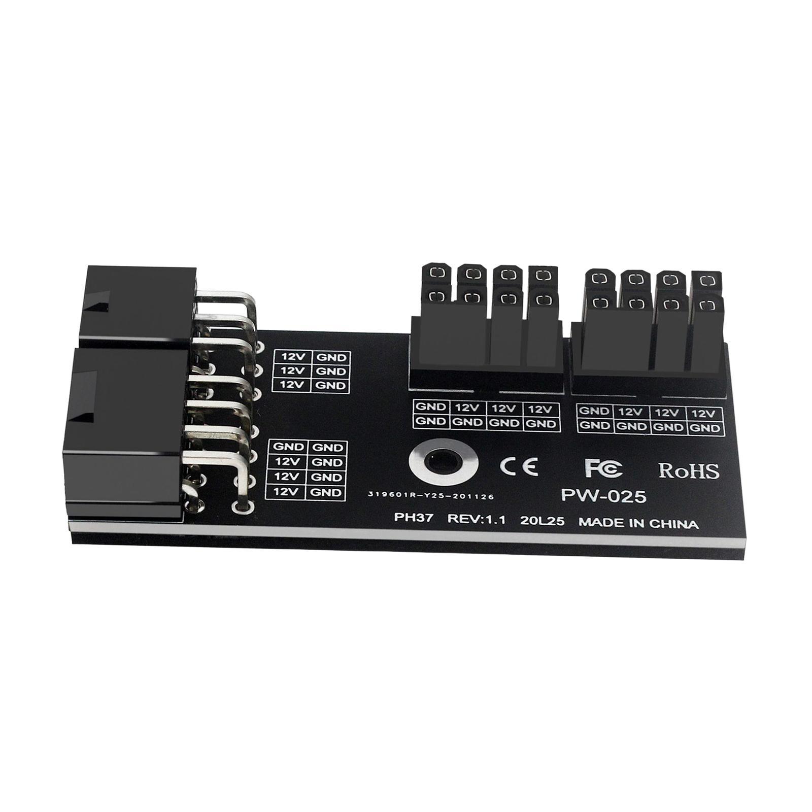 GPU Graphics Card 8p+8p Cable Steering Connector Board 6+8p 8+8P