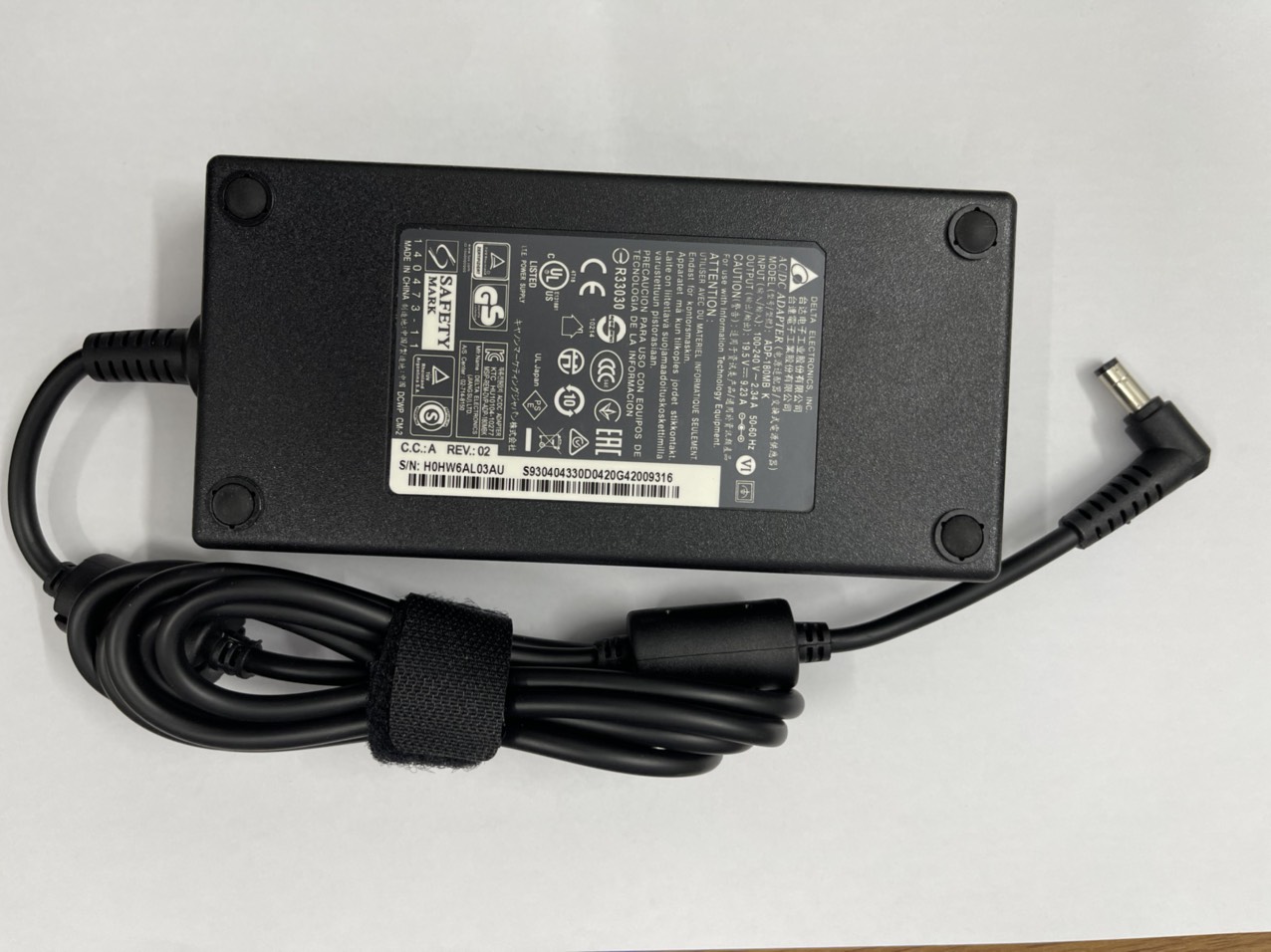 Sạc cho Laptop Gaming MSI GP63-8RD GP63-8RE Leopard 180W  hàng nhập khẩu